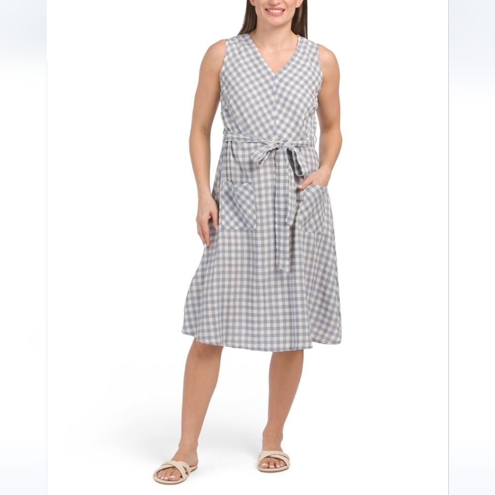 Nanette Lepore Gingham Midi Dress
